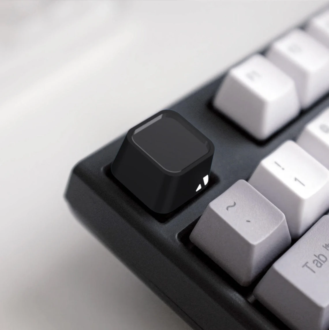 Black Aluminium & Crystal Metal Artisan Keycap