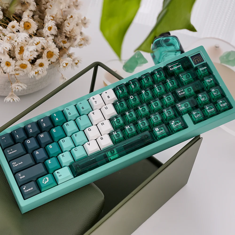 Hybrid-Gradient Transparent Keycaps Set - Ascend Keyboards