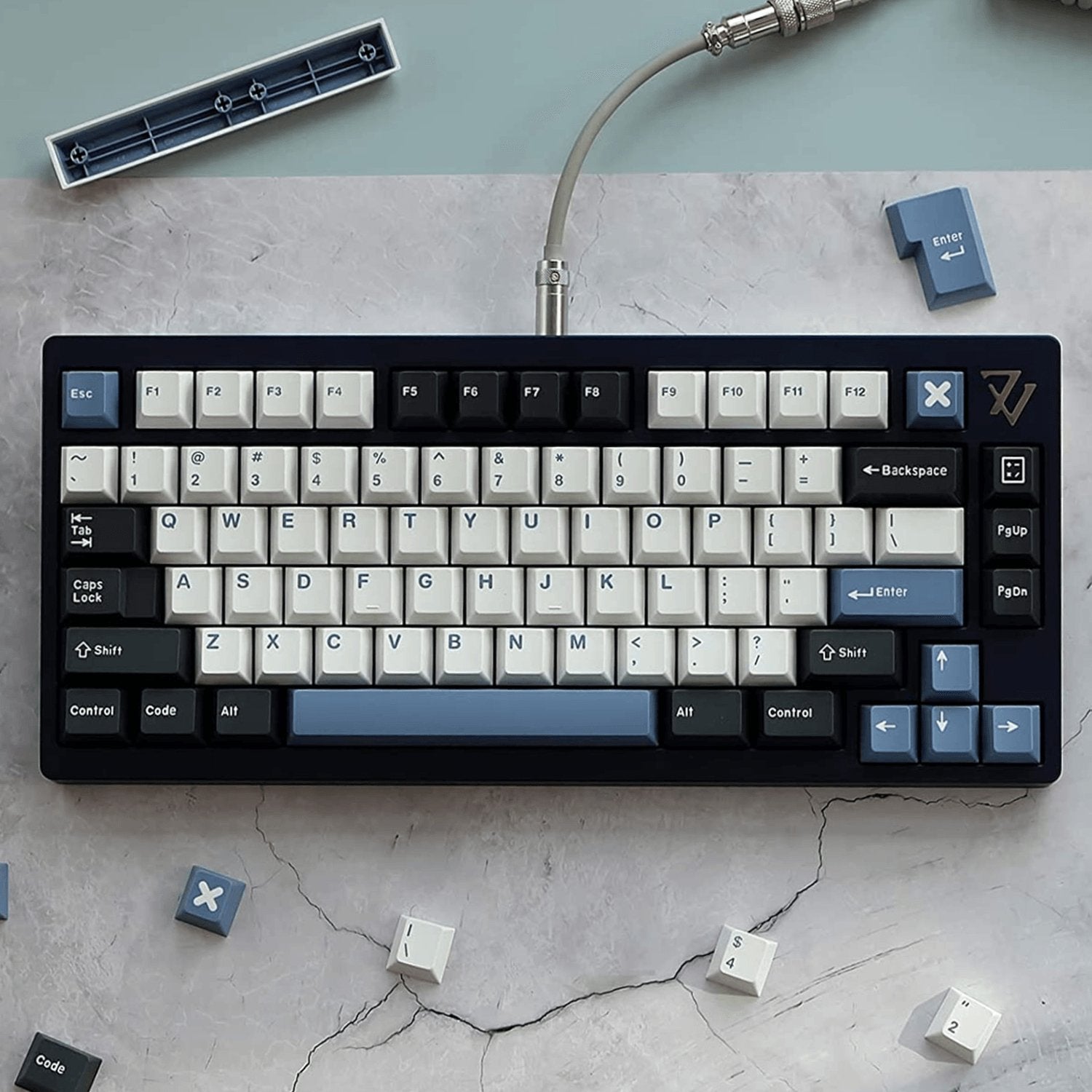 Ascend Arctic Frost Keycap Set - Ascend Keyboards