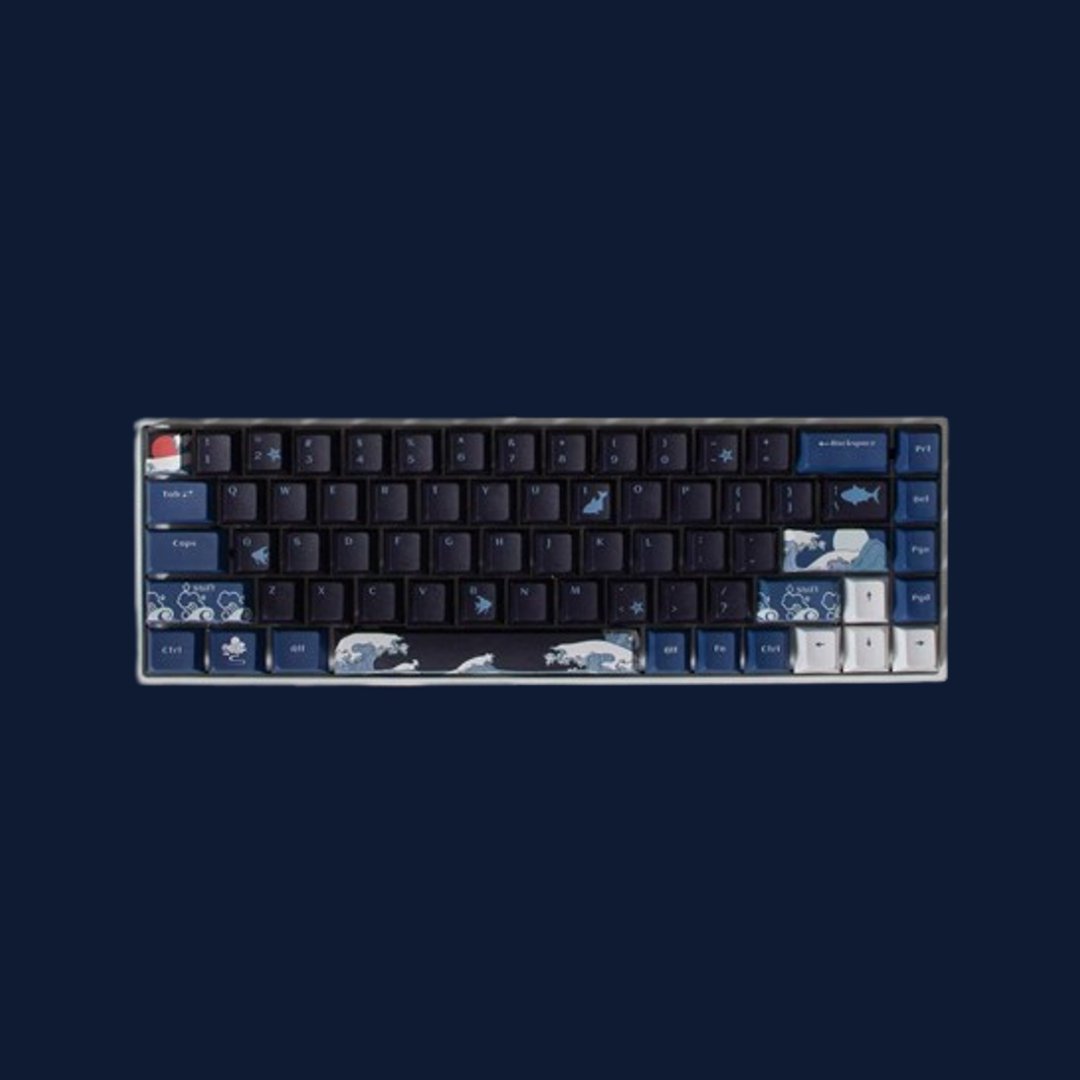 Black Coral Sea Keycap Set - Ascend Keyboards