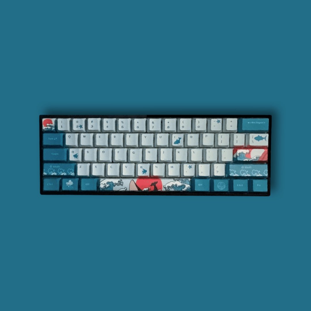 Coral Sea Keycap Set - Ascend Keyboards