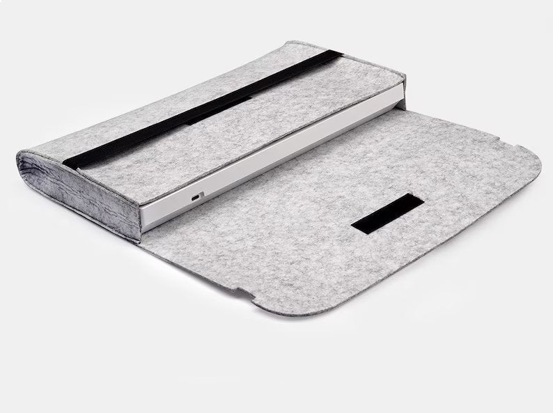 Grey Wool Felt Mechanical Keyboard Case - Ascend Keyboards