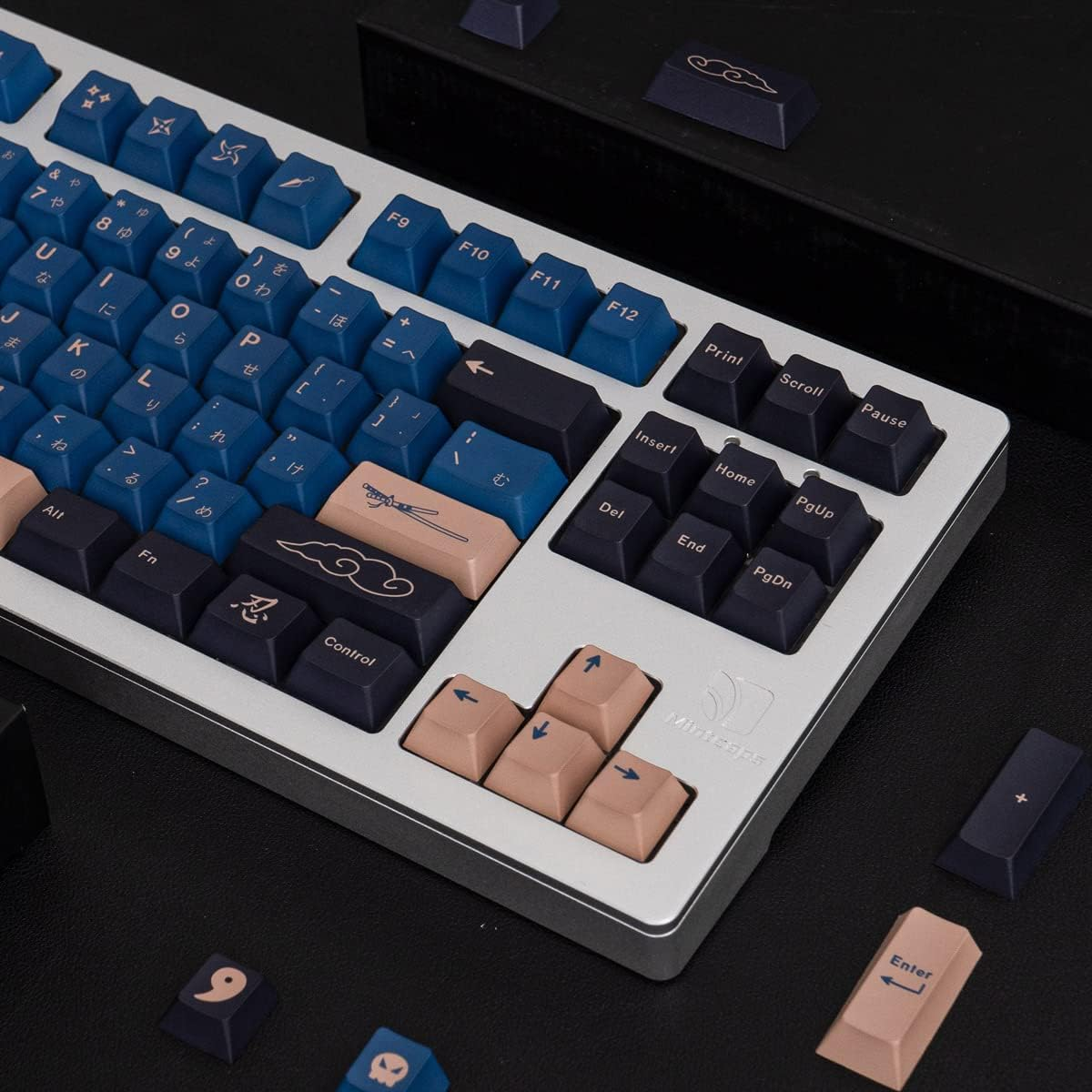 Blue Samurai Keycaps Set - Ascend Keyboards