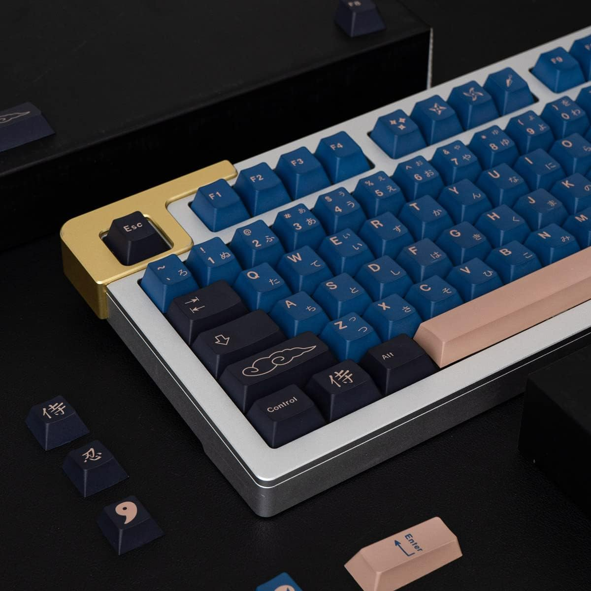 Blue Samurai Keycaps Set - Ascend Keyboards