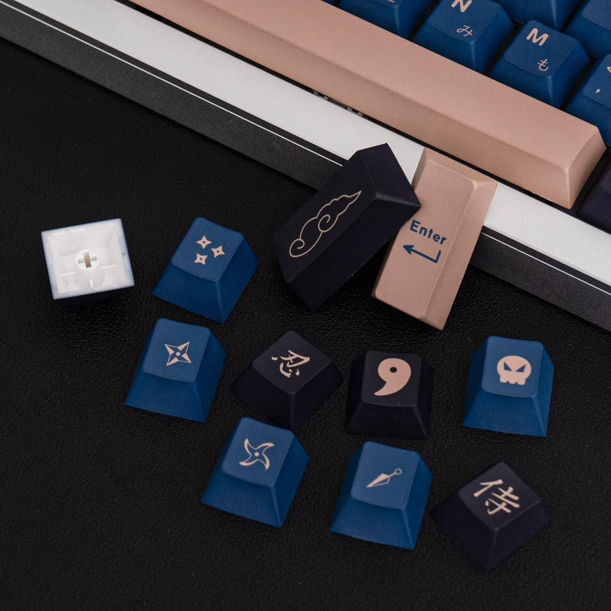 Blue Samurai Keycaps Set - Ascend Keyboards