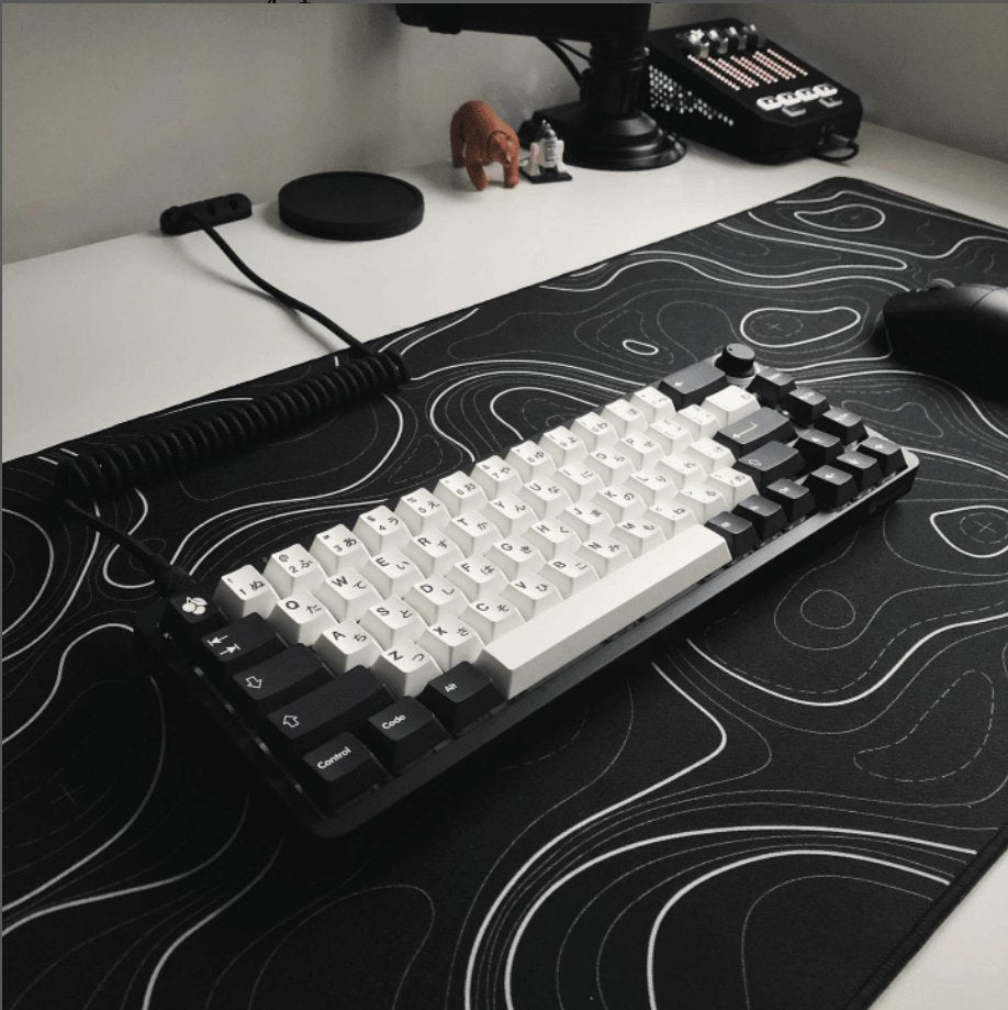 Bento Inspired Black & White Keycap Set - Ascend Keyboards