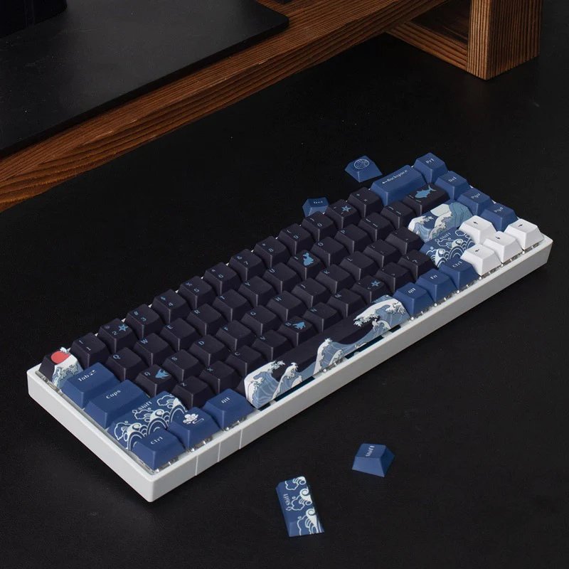 Black Coral Sea Keycap Set - Ascend Keyboards