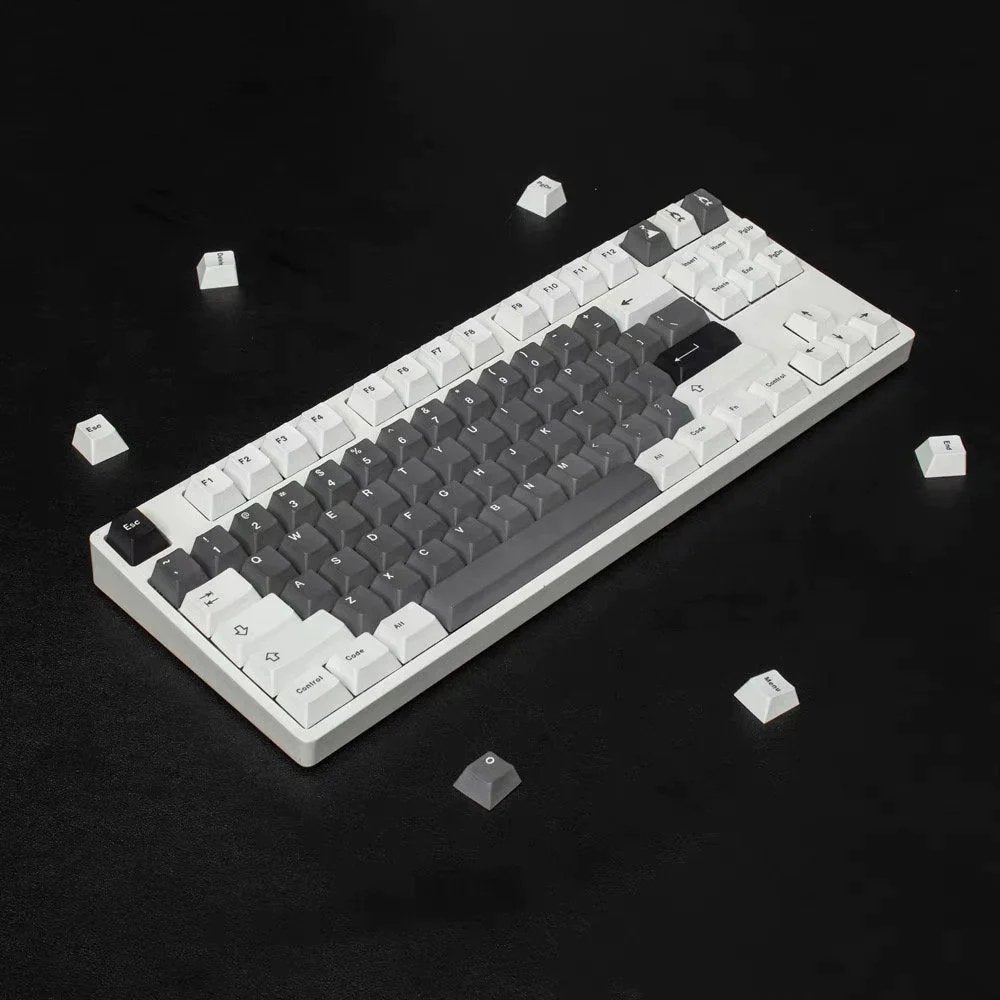 Grey Ashes Keycaps Set - Ascend Keyboards